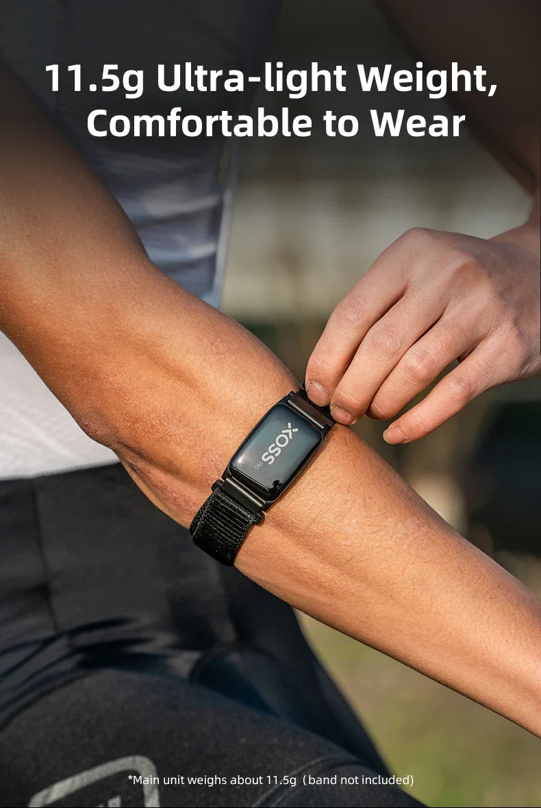 XOSS IPX8 Beat Band Pro – Heart Rate Monitor Armband for Swimming, Running & Fitness Tracking