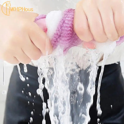 Winter Warm Washable Toilet Seat Cover with Handle - Thick, Soft, and Knitted Bathroom Cushion for a Cozy Closestool Experience