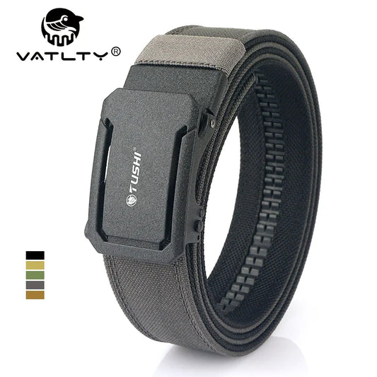 VATLTY Military Belt for Men – Sturdy Nylon with Metal Automatic Buckle, Tactical Police Duty & Outdoor IPSC Accessories
