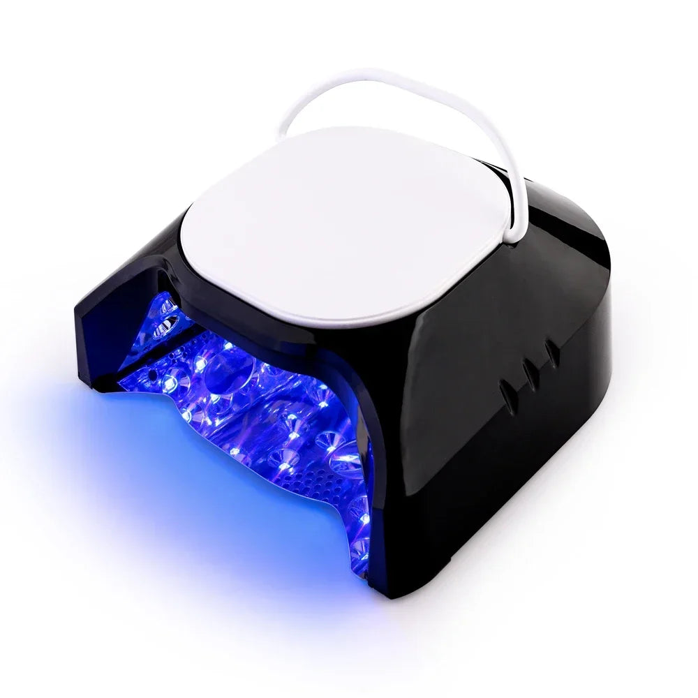 Advanced Mirror-Finish Dual Light Nail Lamp – 86W Rechargeable Portable LED UV Nail Machine