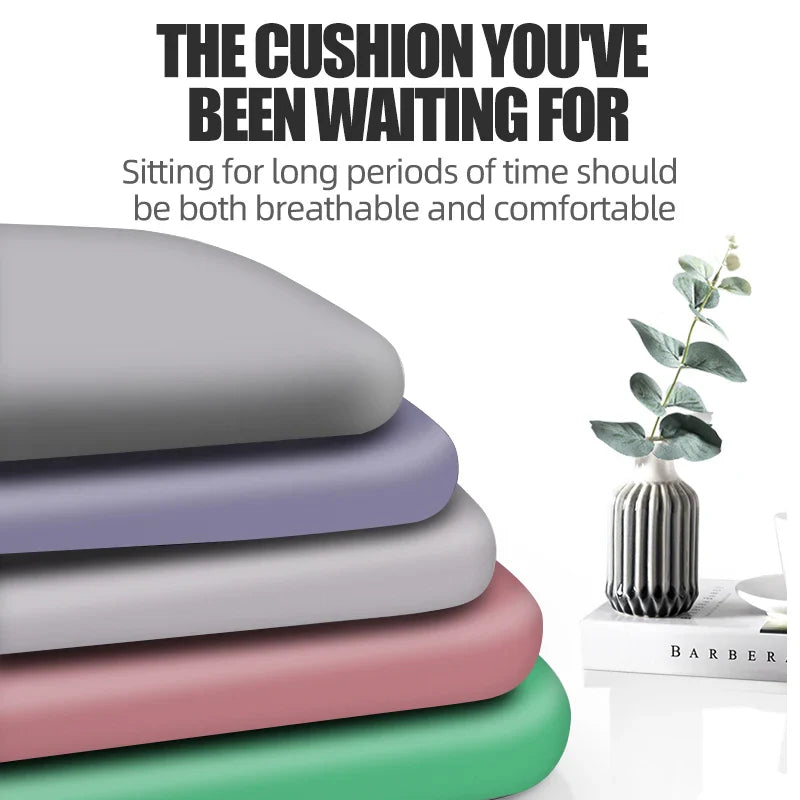 Ergonomic Memory Foam Seat Cushion – Office & Student Chair Pillow for Hemorrhoid Relief and Prolonged Sitting