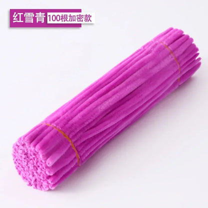 100/50PCS Chenille Stems Bulk – 22 Colors Pipe Cleaners for Kids’ Crafts, DIY Art Projects & Decorations (6mm x 12in)