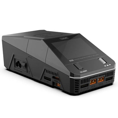 ToolkitRC Q6AC Charger — AC 400W/DC 1000W 4CH with USB A/Type-C, LiPo 1-6S, NiMH 1-16S, PB 1-10S, IPS Display