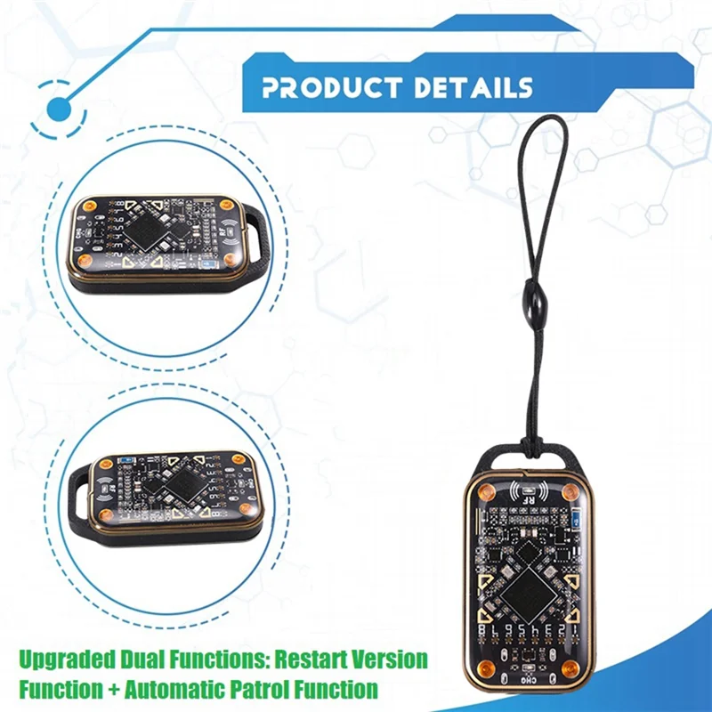 Chameleon Ultra Upgrade Smart Card Emulator – RFID NFC 13.56MHz Reader + 5X UID Keychain, 125KHz Card Decoder & Duplicator