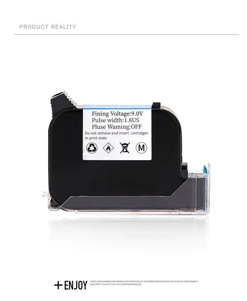 2588 42ML Quick-Dry Ink Cartridge – Black, Red, Blue & Green Universal Ink for 12.7mm Handheld Inkjet Printer
