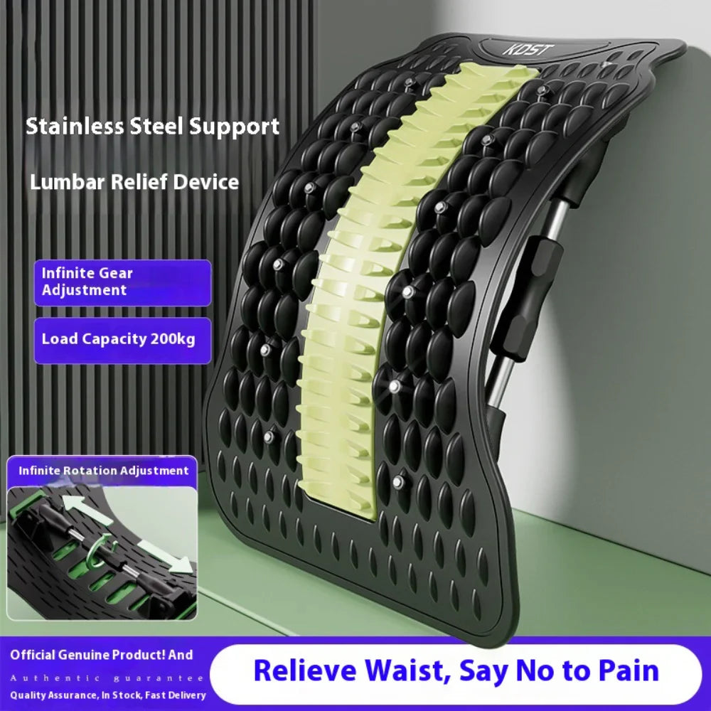 12-Magnet Lumbar Back Stretcher – Vertebrae Relaxer for Humpback Correction, Pain Relief, and Posture Shaping