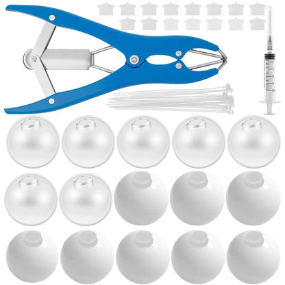 15pcs DIY Stress Ball Kit – Blank Pressure Balls with Expander Tool for Making Custom Stress Toys
