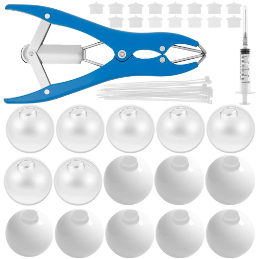 15pcs DIY Stress Ball Kit – Blank Pressure Balls with Expander Tool for Making Custom Stress Toys