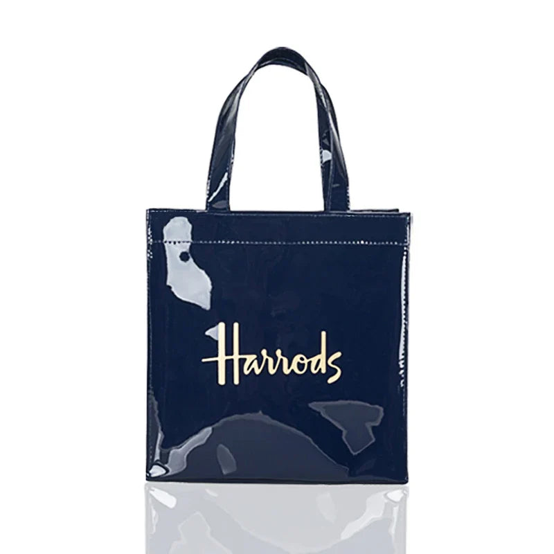Simple Stylish PVC Reusable Shopping Bag – Luxury Eco-Friendly Waterproof Tote for Summer Beach