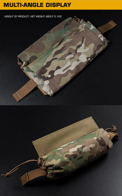 Tactical Trauma Pouch Roll 1 – IFAK Individual First Aid Kit EDC Medical Rapid Belt Bag for Airsoft, Hunting & Plate Carrier Gear