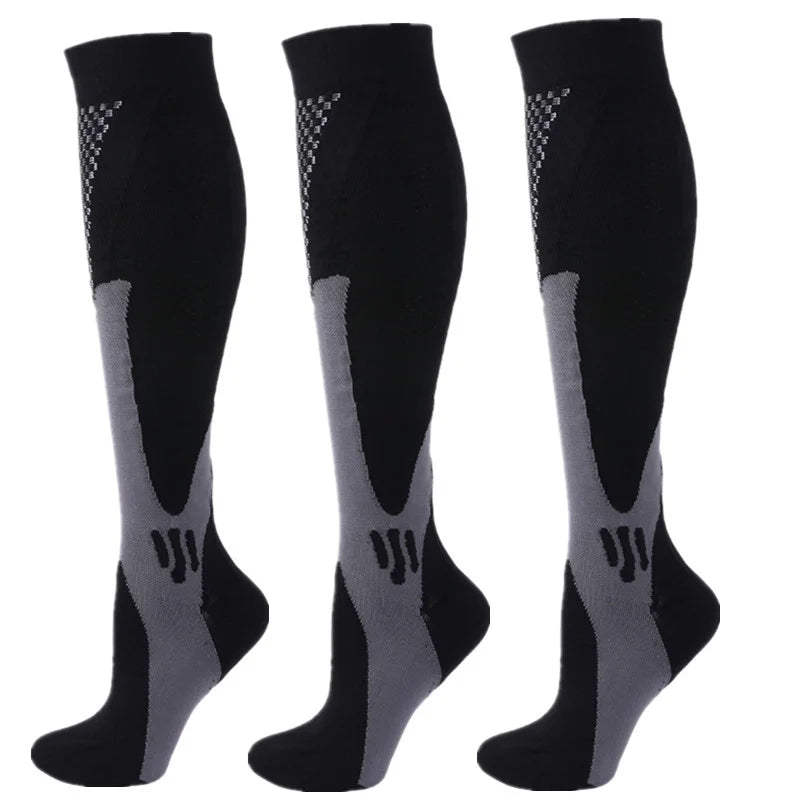 3 Pairs Compression Socks 30 mmHg — S-XXL Medical Socks for Edema, Diabetes & Varicose Veins