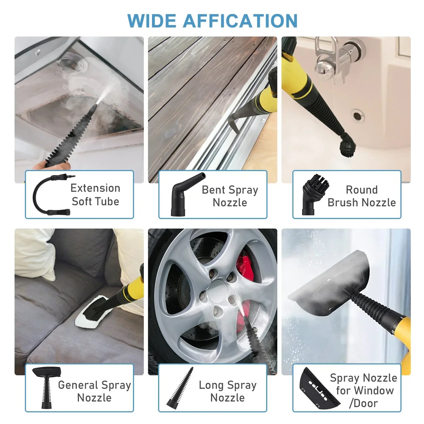Multifunctional Handheld Steam Cleaning Machine – High Temperature Commercial & Household Oil Cleaner