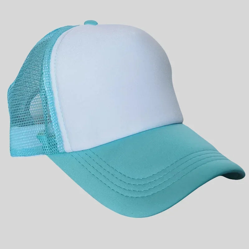 Personalized Logo Trucker Hats - Custom Foam Mesh Baseball Caps for Men & Women, Snapback Sun Hats