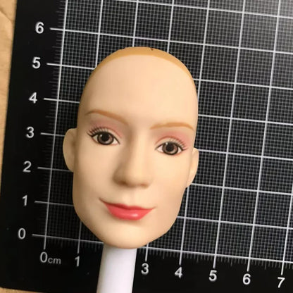 DISNEY Doll Heads – Bald Red Hair King, Queen & Alice with Makeup for DIY Dressing & Accessories