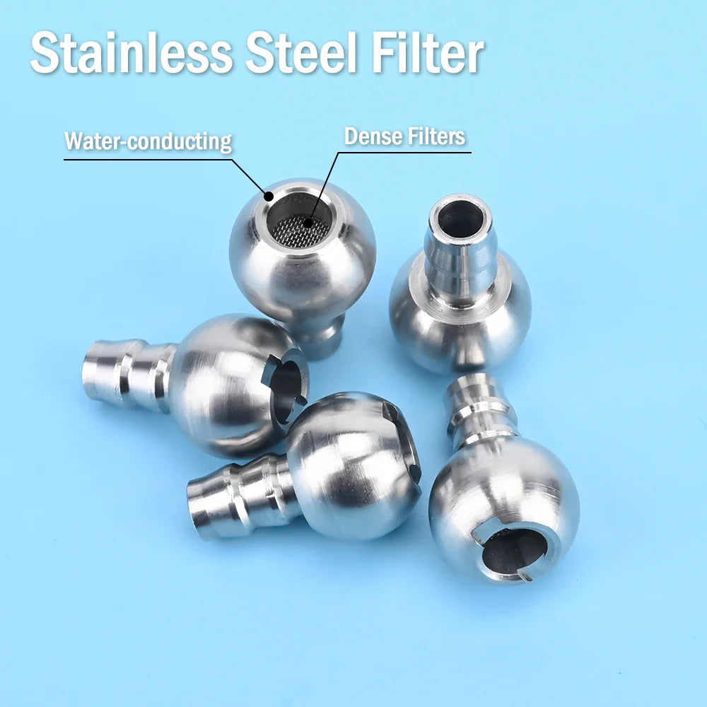 Stainless Steel Filter for Car Wash Accessories: High Pressure Washer Foam Cannon Snow Foam Lance Filter with Plastic Pipe