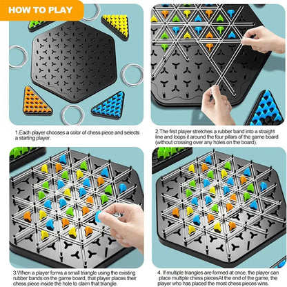 Triangle Chess Splendor Duel Board Game – Strategy Logic Game for Kids & Adults, Fun Family Puzzle Table Game Toy