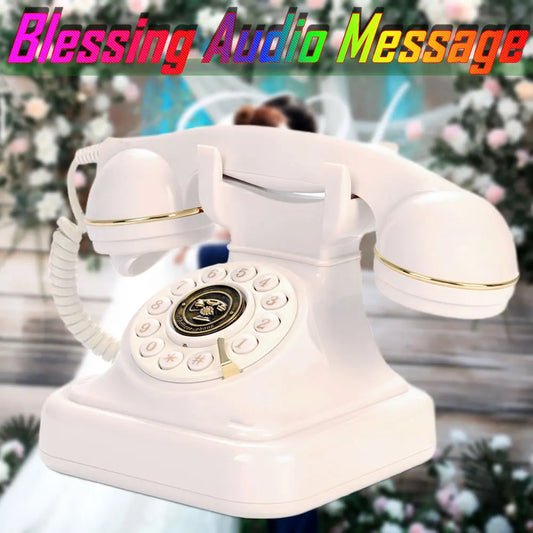 Audio Message Book – Wedding Guest Voice Blessing, Phone Check-In, Birthday Party & Celebration Voice Message Book