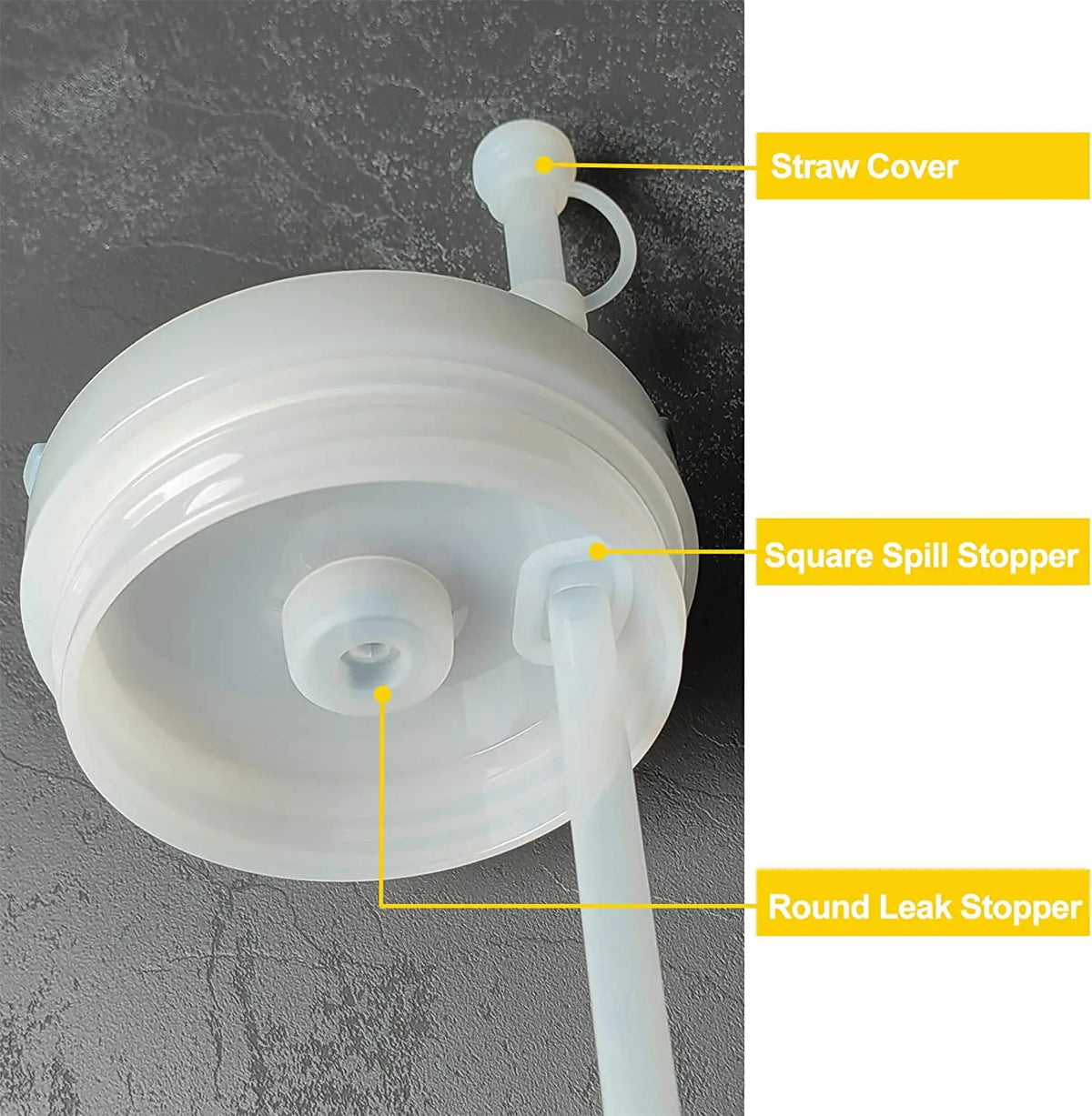 Silicone Stopper Set for Stanley Cup 1.0 & 2.0 - Your Tumbler's Perfect Partner in Leak-Free Sipping!