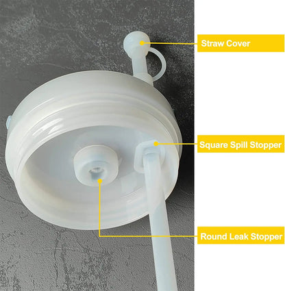 Silicone Stopper Set for Stanley Cup 1.0 & 2.0 - Your Tumbler's Perfect Partner in Leak-Free Sipping!