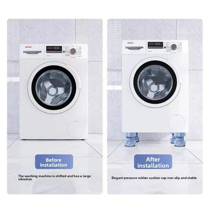 Multi-Functional Washing Machine Anti-Vibration Pad – Shockproof, Adjustable, Anti-Slip Noise-Reducing Mat