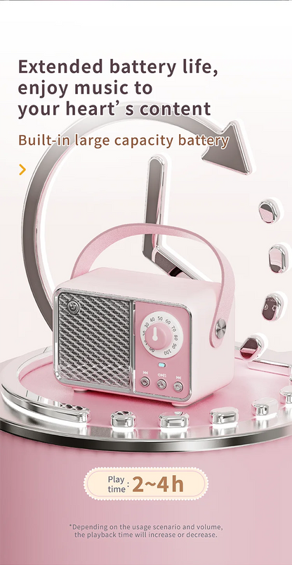 Wireless Portable Bluetooth Speaker — Mini Subwoofer Music Box with Hands-Free Function