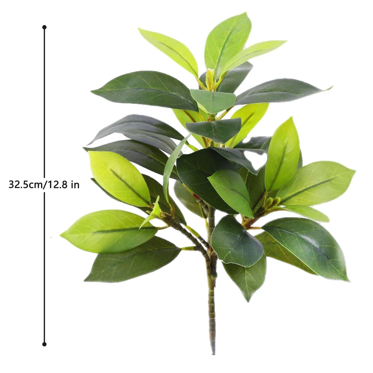 32–120cm Artificial Banyan Tree Branch – Tropical Fake Plant with Red Leaves for Home, Garden & Indoor Decorative Display