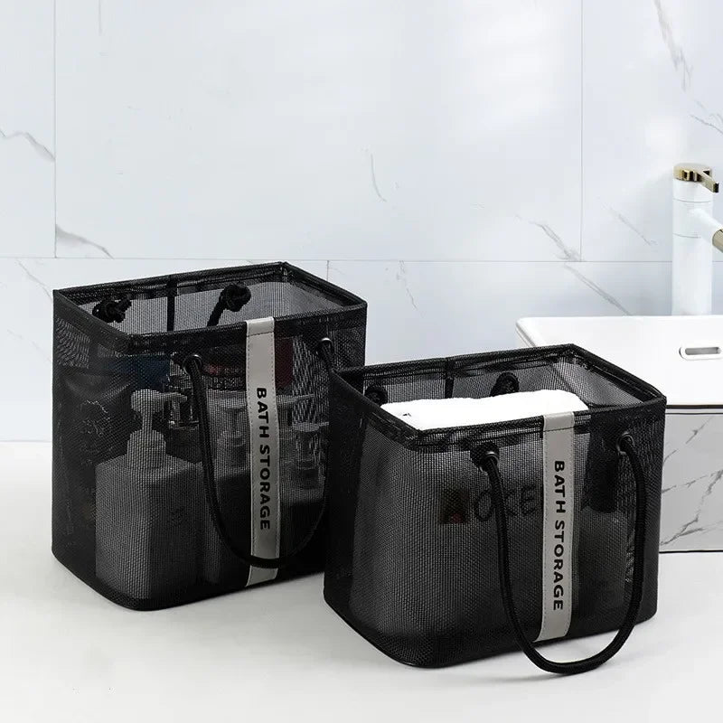 Large Capacity Cosmetic Bag - Portable Travel Wash Handbag, Transparent Shower Makeup Pouch, Unisex Toiletries Organizer