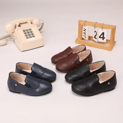 Kids Leather Shoes - Soft Mary Jane & Oxford Flats for Baby Girls and Boys, Princess & Dress Style