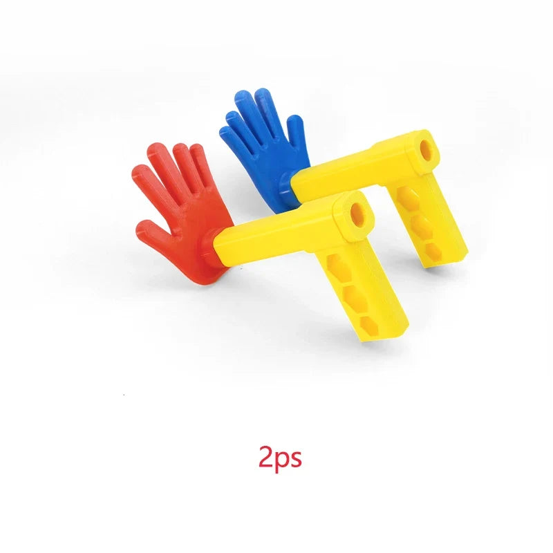3D Printed Rock Paper Scissors Hand Toy - Extendable Interactive Clapper & Stress Relief Game