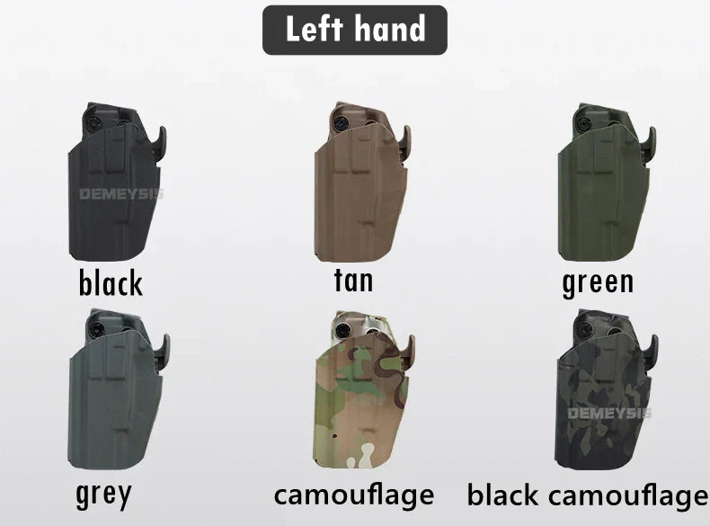 Adjustable Gun Holster — Right/Left Hand Waist Carry Case for Tactical Pistols