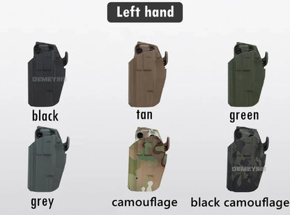 Adjustable Gun Holster — Right/Left Hand Waist Carry Case for Tactical Pistols