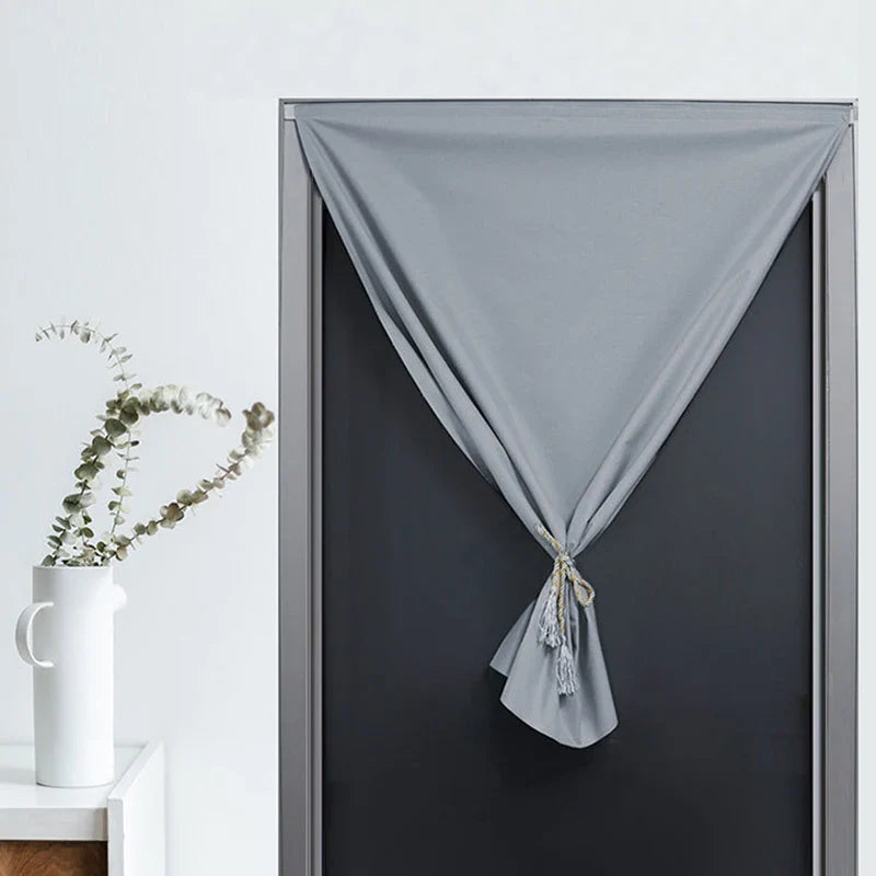 100% Blackout Self-Adhesive Curtain – Punch-Free Sunshade for Bedroom, Window, Door, and Balcony with Privacy and Insulation