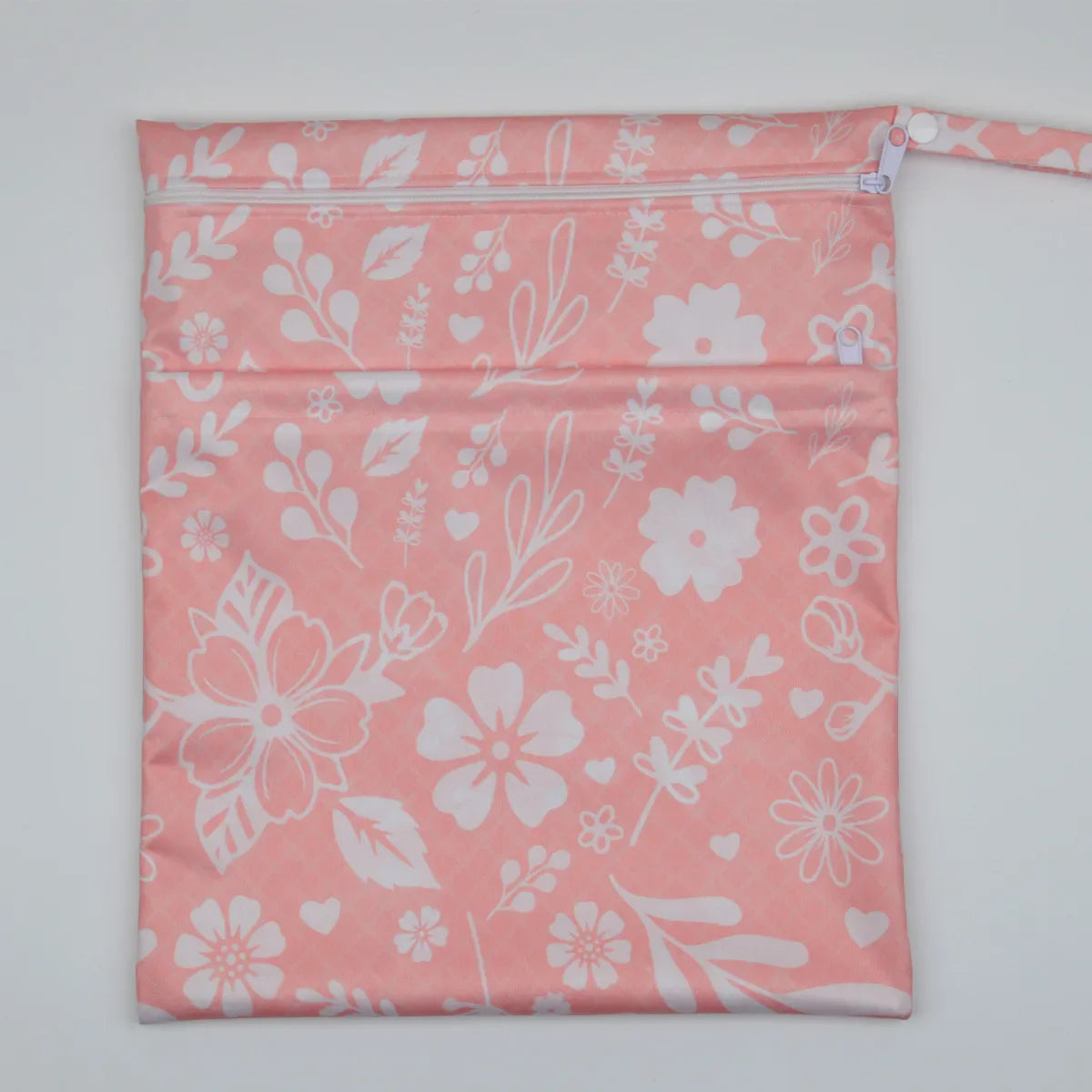 Sigzagor Wet & Dry Baby Diaper Bag – Waterproof Reusable Washable Nappy Bag with Double Zippers