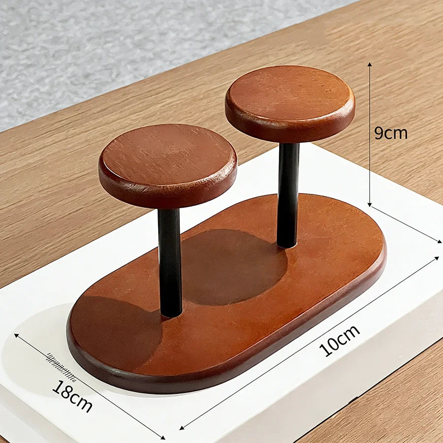 Wooden Cup Storage Holder & Dispenser Rack – Disposable Tea & Water Cup Organizer Mug Display Stand for Home & Office