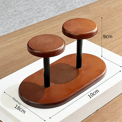 Wooden Cup Storage Holder & Dispenser Rack – Disposable Tea & Water Cup Organizer Mug Display Stand for Home & Office