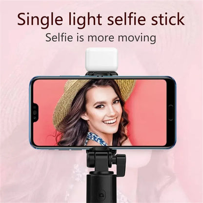 Portable Bluetooth Selfie Stick Tripod with Remote Shutter & Fill Light – Extendable Wireless Phone Stand