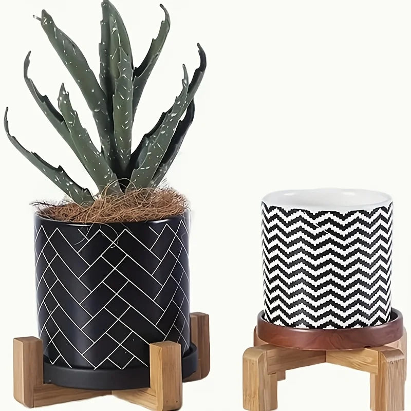 Multi-Level Plant Shelf - Durable Square Stand for Succulents, Cacti & Flower Pots