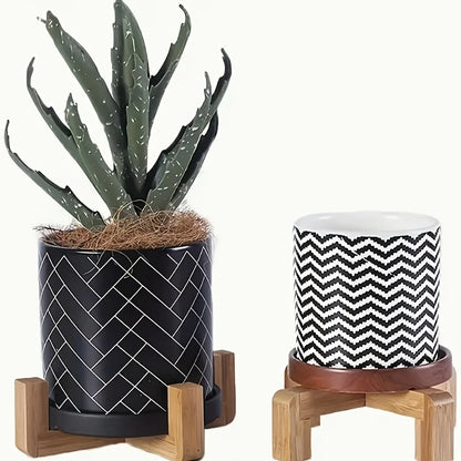 Multi-Level Plant Shelf - Durable Square Stand for Succulents, Cacti & Flower Pots
