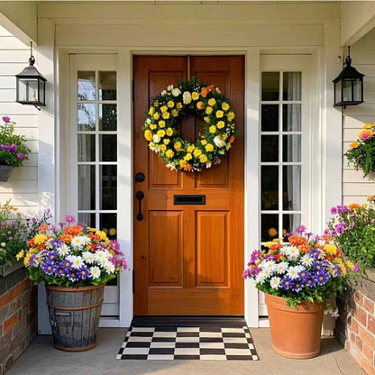1/5pcs Artificial Silk Daisy Flowers – Wedding Wreath, Home & Table Decor, Fake Plants for Festival, Yard & DIY Crafts