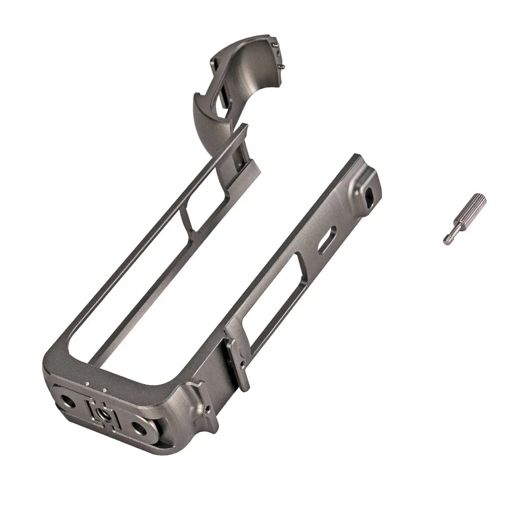 Aluminum Protective Frame for Insta360 X4 - Metal Durable Housing Cage with Cold Shoe Mount, Camera Accessories