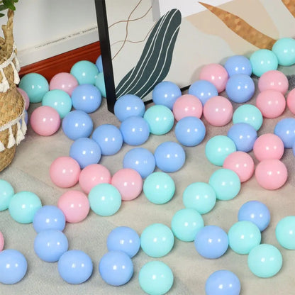 100PCS Colorful Soft Outdoor Water Balls – Pool & Ocean Wave Balls for Kids, Baby Toys, Eco-Friendly Stress Relief Air Balloons