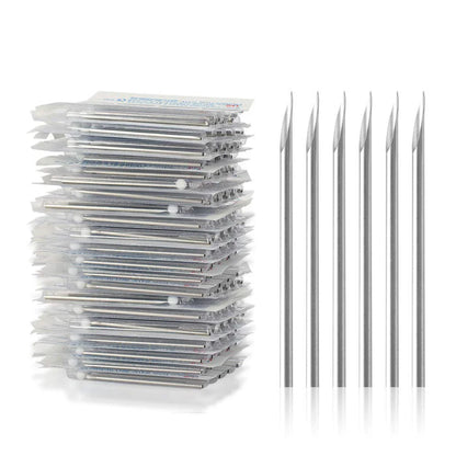 Stainless Steel Body Piercing Kit – Belly Button & Septum Piercing Set, Professional Piercing Tools for Personal and Salon Use