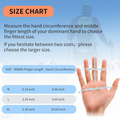 Warm Polar Fleece Winter Gloves – Touchscreen Thermal Gloves for Men & Women, Running & Hiking