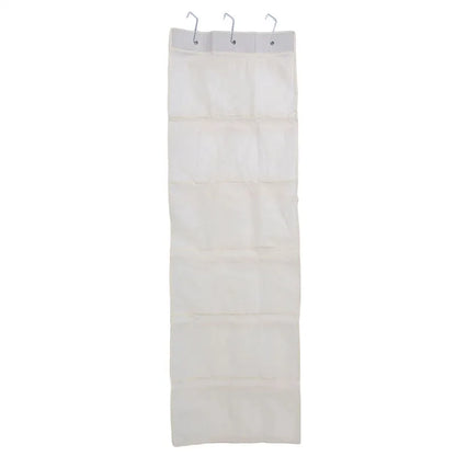 24-Pocket Shoe Organizer Rack – Hanging Space-Saving Storage for Over-the-Door or Behind-Closet Use