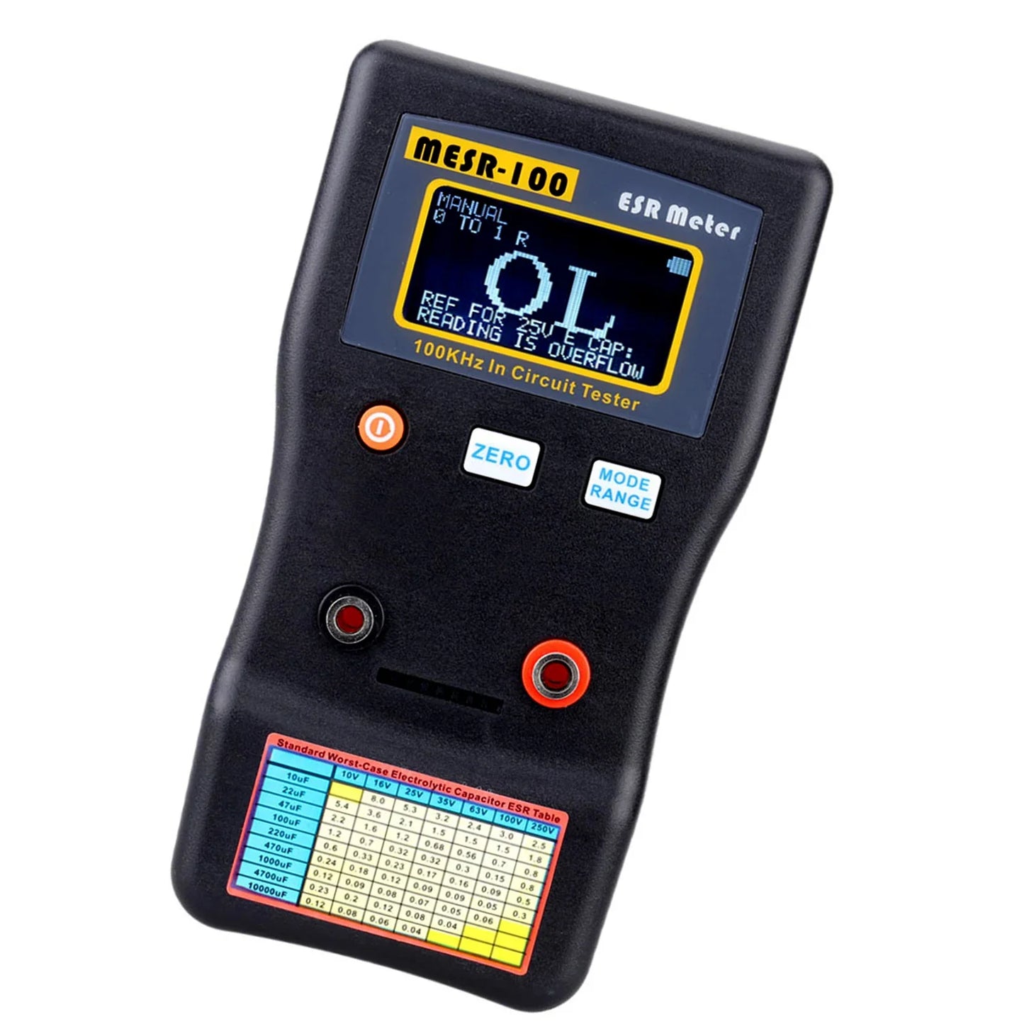 MESR-100/M6013 ESR Meter – Professional Capacitance & Ohm Tester for Capacitors and Circuit Diagnostics