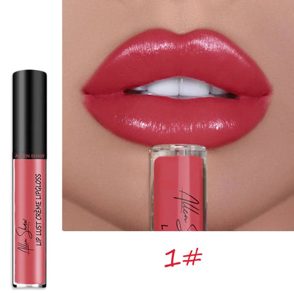 12-Color Waterproof Long-Lasting Lipstick Set – Sexy, Moisturizing Vivid Lip Gloss for Women Makeup