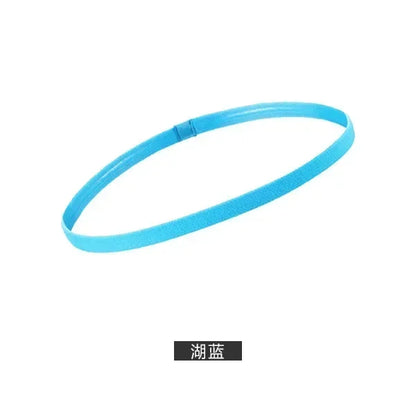 4 Pack Non-Slip Elastic Sports Headbands – Thick Sweatbands for Men & Women, Exercise & Outdoor Use