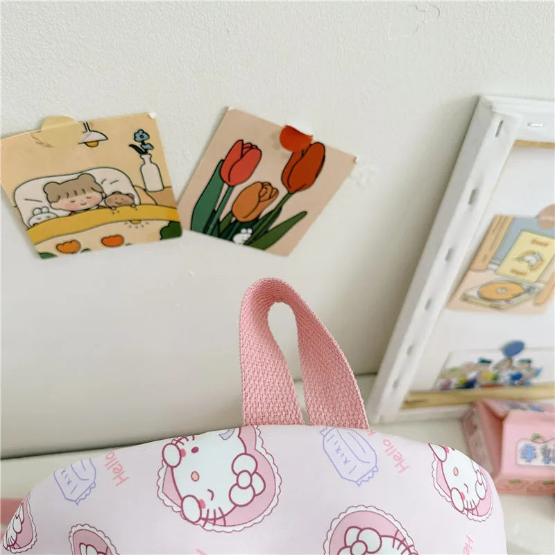 Anime Cartoon Kuromi, Melody & Cinnamoroll Backpack – Kawaii Canvas Schoolbag for Boys & Girls, Hello Kitty Fashion Kids Backpack
