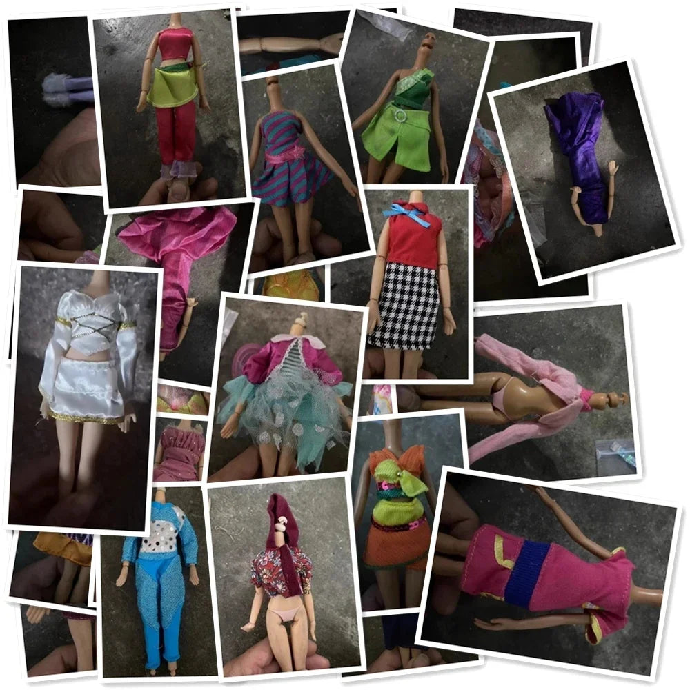 30cm Monster High & Bratz Doll Outfit Set – Handmade Soft Casual Clothing Dress-Up Toy Clothes for Girls