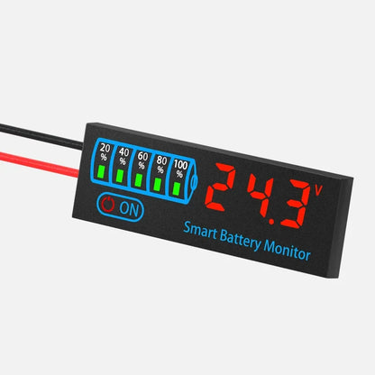 DC7-55V Battery Level Indicator – 3S-14S 12V, 24V, 36V, 48V Lithium 18650 Lipo Capacity & Voltage Tester